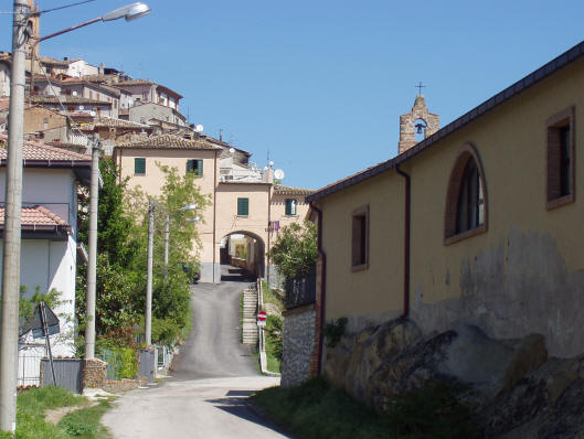 veduta occidentale di Frondarola di Teramo