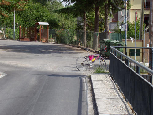 ponte a catene sul Tordino