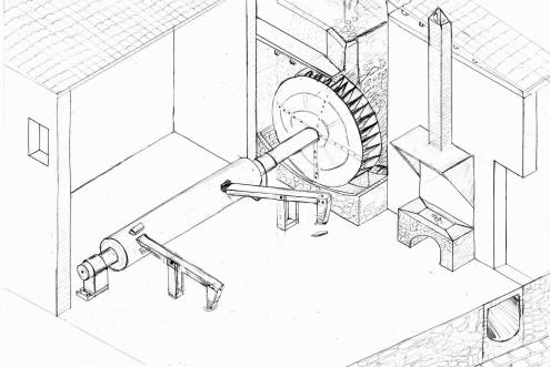 Schema del amaglio nella Ramiera di Villa Tordinia di Teram