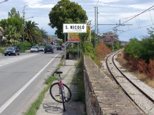 Ingresso a San Nicol a Tordino di Teramo 
